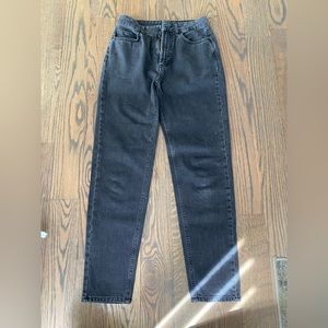BDG black hi rise mom jeans